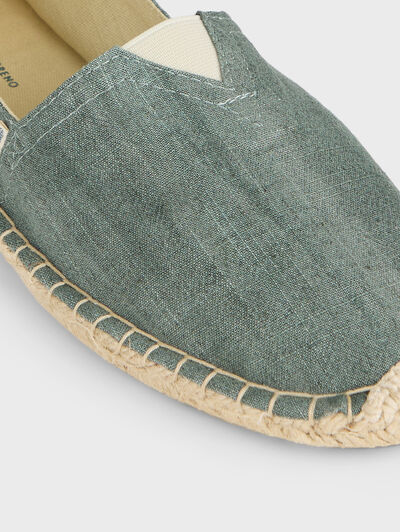 ESPADRILLES LINEN VERDE