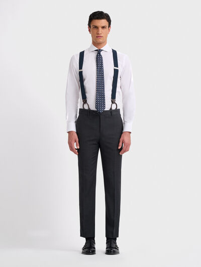 PANTALON FIL A FIL CRUZADO GRIS