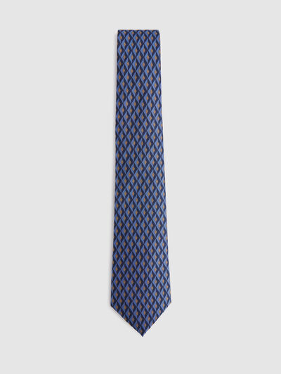 CORBATA JACQUARD MF AZUL