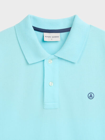 POLO TRENDY VERDE AGUA