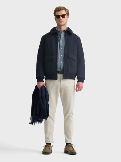 CAZADORA MARLOW AZUL MARINO