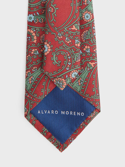 CORBATA PRINTED BURDEOS