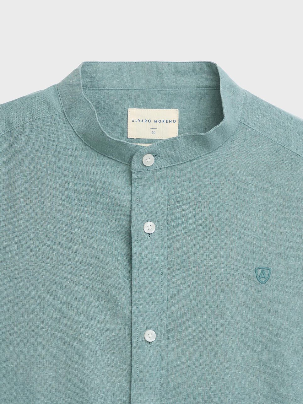 CAMISA LINO M.CORTA MAO