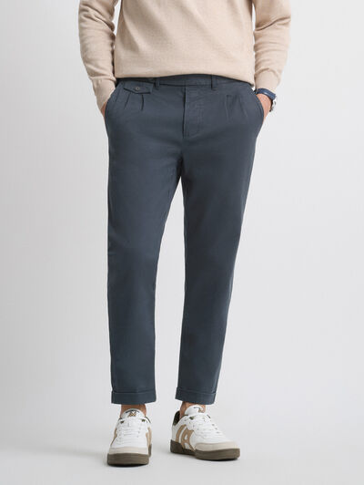 PANTALON CARROT AZUL MARINO