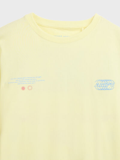 CAMISETA AFRAID AMARILLO