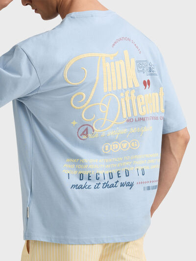 CAMISETA DECIDED AZUL