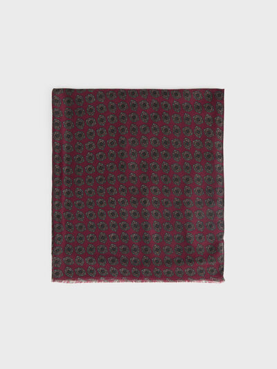 FOULARD PRINT BURDEOS