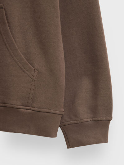 SUDADERA ACTION MARRÓN