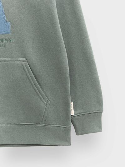 SUDADERA MOMENT KIDS VERDE