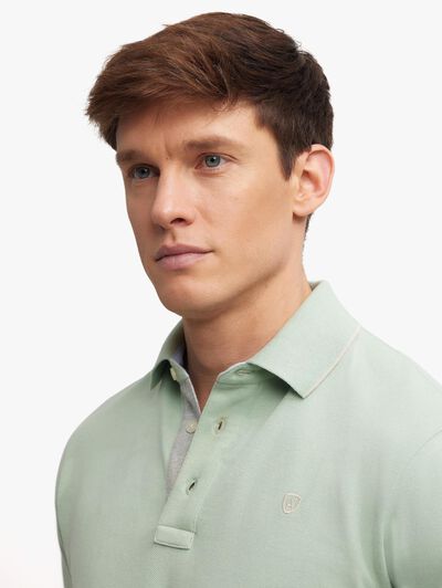 POLO CONTRAST VERDE