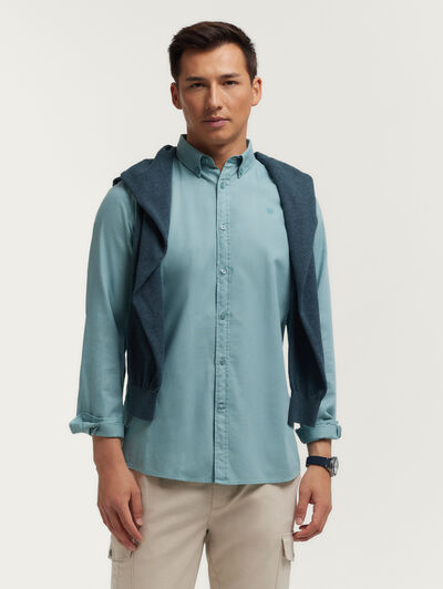 CAMISA PANAMA DYE AZUL
