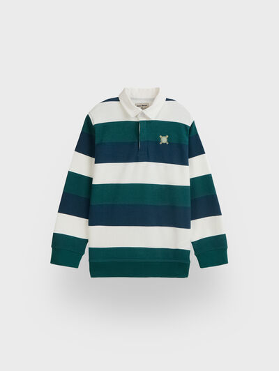 SUDADERA POLO BLADE KIDS AZUL MARINO
