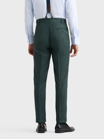 PANTALON CAPOLUNGO FIL A FIL VERDE