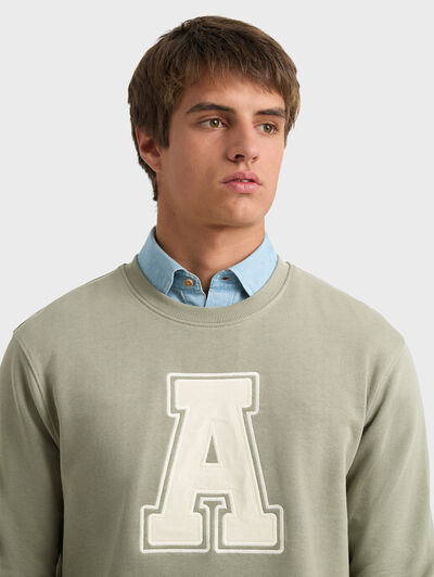 SUDADERA COLLEGE VERDE