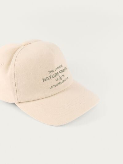 GORRA PRINT KIDS BEIGE