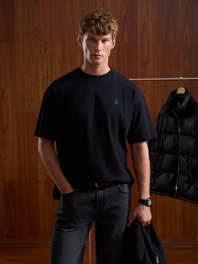 CAMISETA BASIC OVERSIZE NEGRO