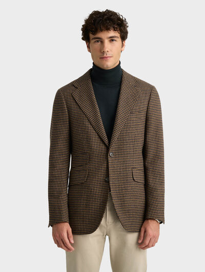 AMERICANA HOUNDSTOOTH TWIST AZUL MARINO