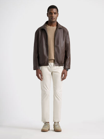 CAZADORA JETT MARR&Oacute;N