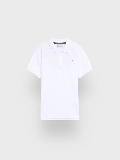 POLO BASIC KIDS BLANCO