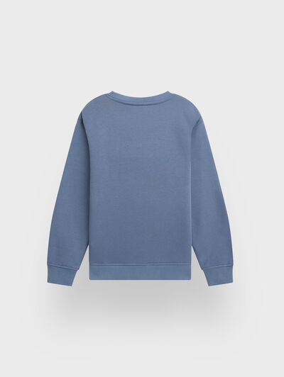 SUDADERA BASICA KIDS AZUL