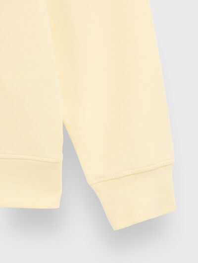 SUDADERA BASIC FANCY AMARILLO