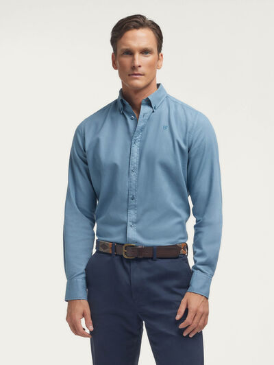 CAMISA PANAMA DYE AZUL