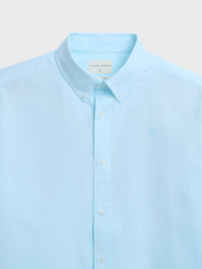 CAMISA OXFORD SOLID VERDE AGUA