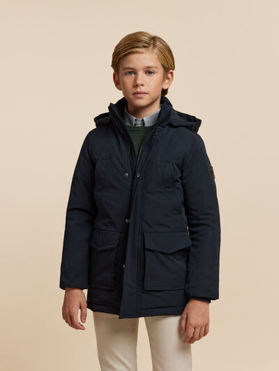 PARKA SHERMAN KIDS AZUL MARINO
