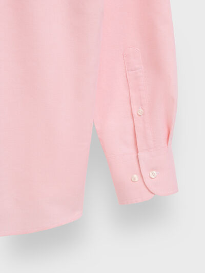 CAMISA OXFORD SOLID SALM&Oacute;N