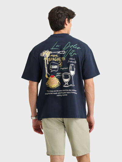 CAMISETA CIAO AZUL MARINO