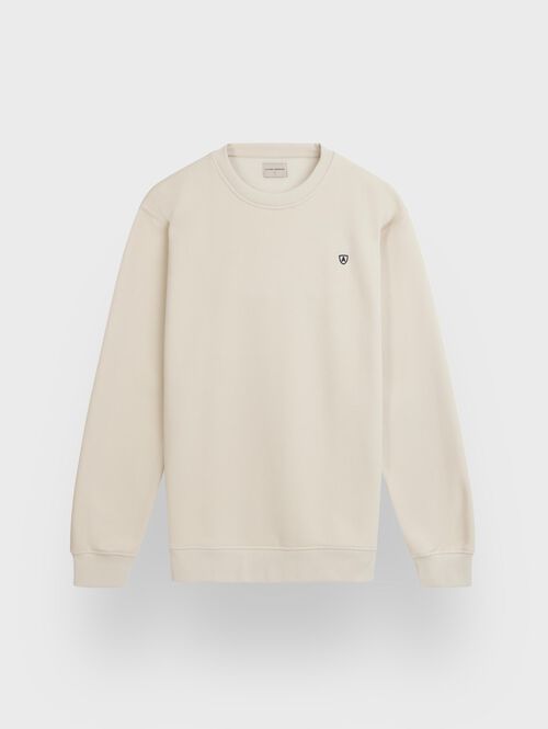 SUDADERA BASICA BEIGE