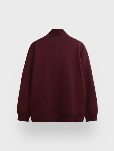 SUDADERA MYSTIC BURDEOS