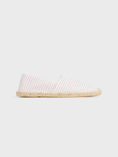 ESPADRILLES OXFORD STRIPES BEIGE