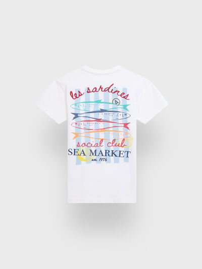 CAMISETA SARDINES KIDS BLANCO