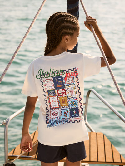 CAMISETA ITALIAN KIDS BEIGE