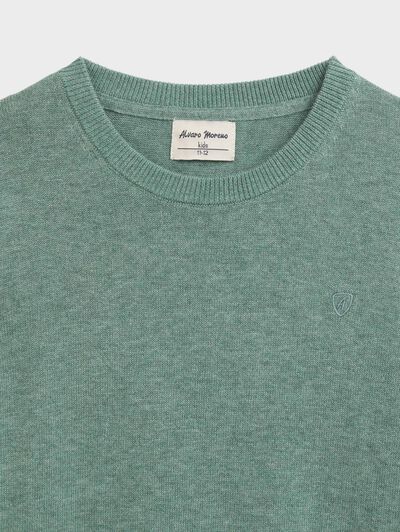 JERSEY ROUND NECK KIDS VERDE
