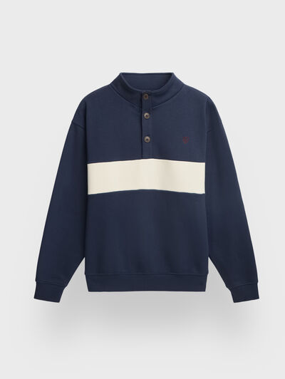 SUDADERA PART AZUL MARINO