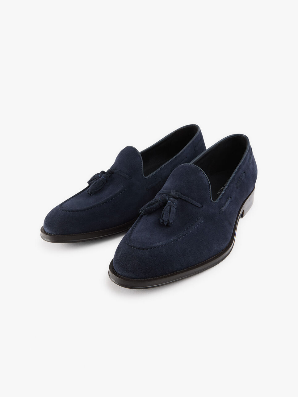 MOCASIN SERRAJE BORLAS AZUL MARINO