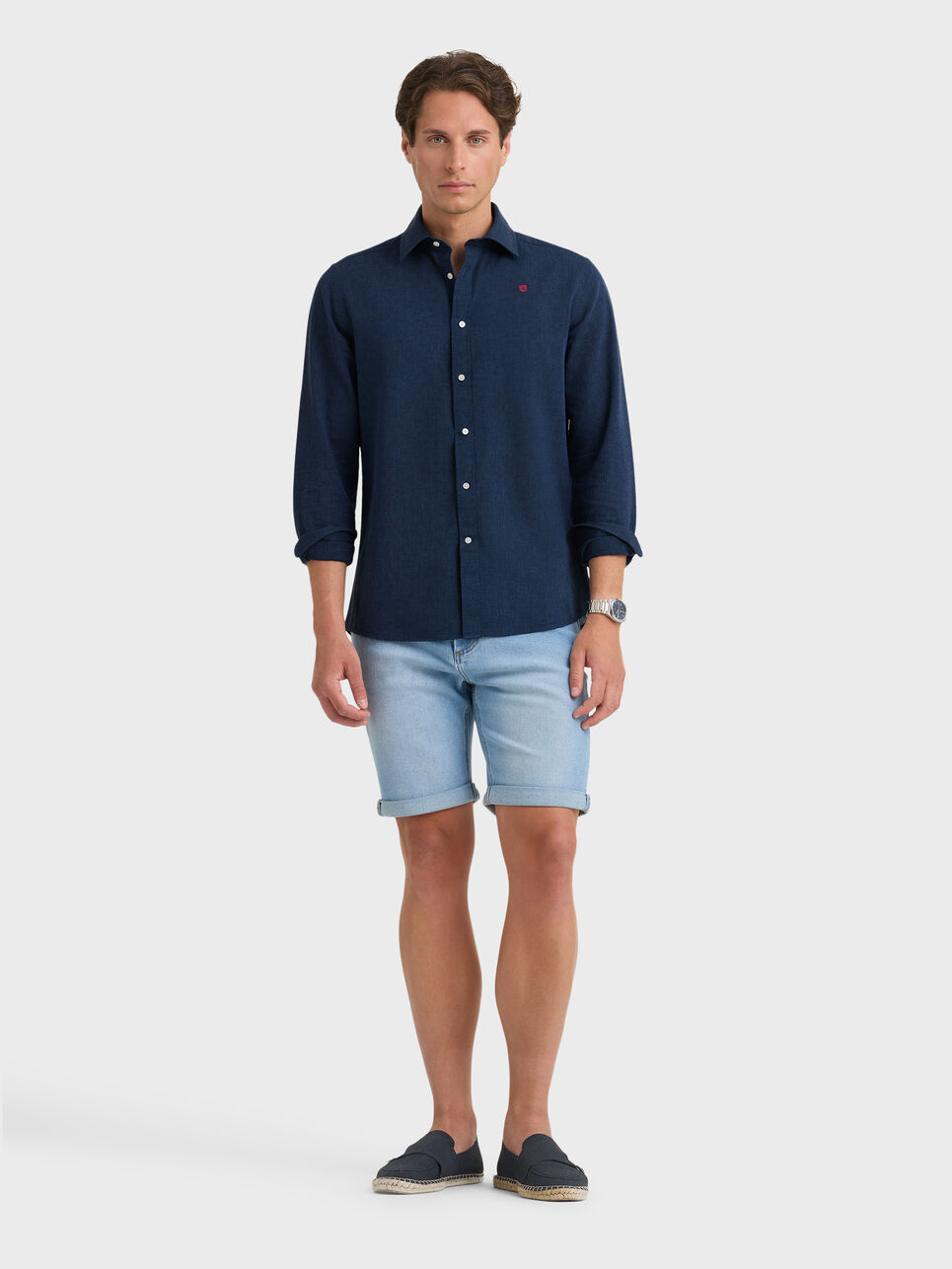 CAMISA LINO CHAMBRAY