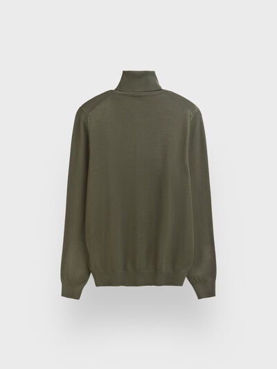 JERSEY CUELLO VUELTO VERDE