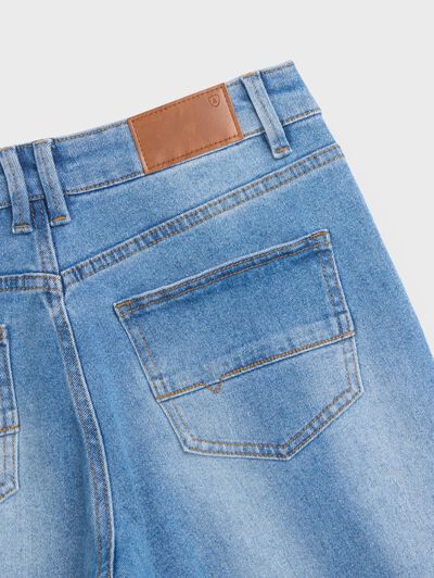 BERMUDA DENIM 5P AZUL