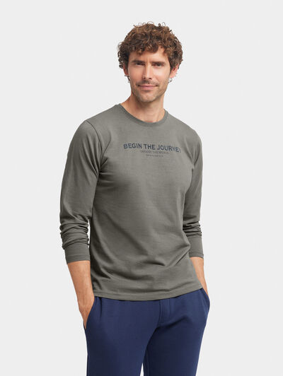 CAMISETA BEGIN M/L GRIS