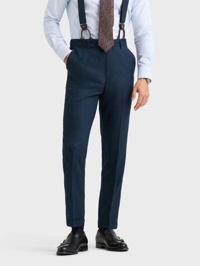 PANTALON CAPO MICROESTRUCTURA AZUL MARINO