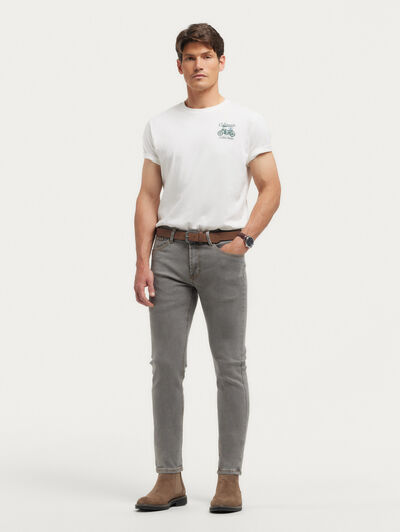 DENIM SLIM BASICO GRIS