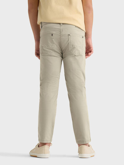 PANTALON 5 BOLSILLOS KIDS VERDE