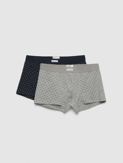 BOXER GRAIN AZUL MARINO