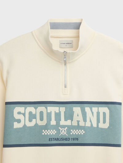 SUDADERA SCOTLAND BEIGE