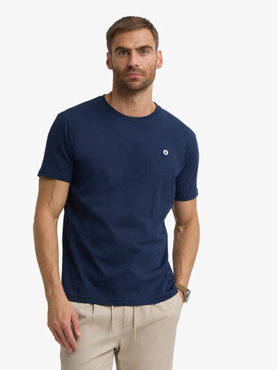 CAMISETA PATCH AZUL MARINO