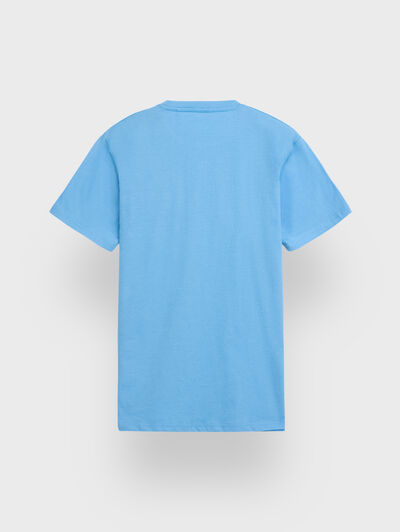 CAMISETA MELANGE CELESTE