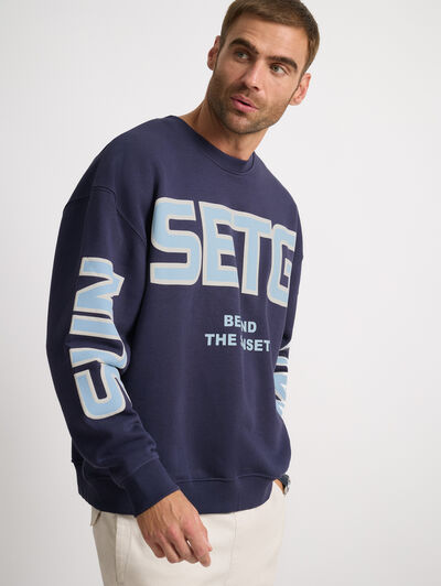 SUDADERA SUNSET AZUL MARINO